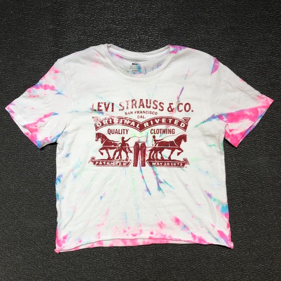 SOLD Tie dye Levi shirt - Picture 1 of 3